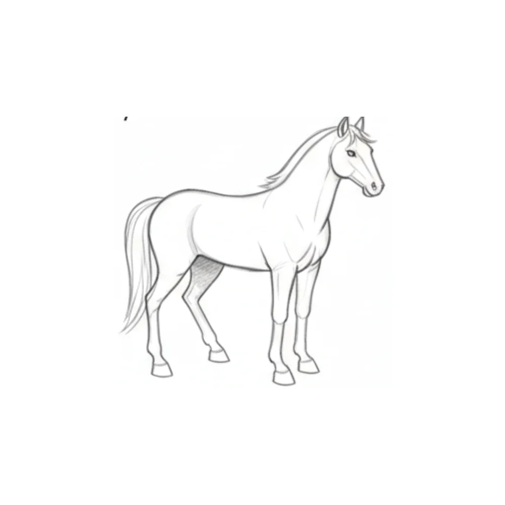 Add moderate details like mane