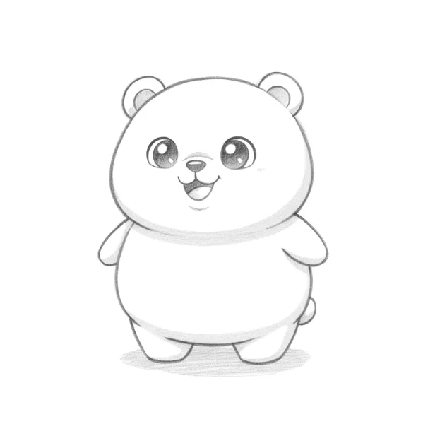 Cartoon Bear Drawing
