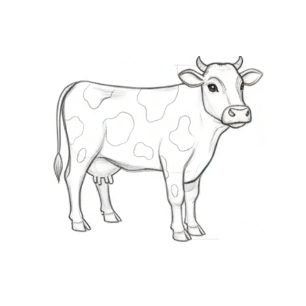 Final clean drawing with balanced detail