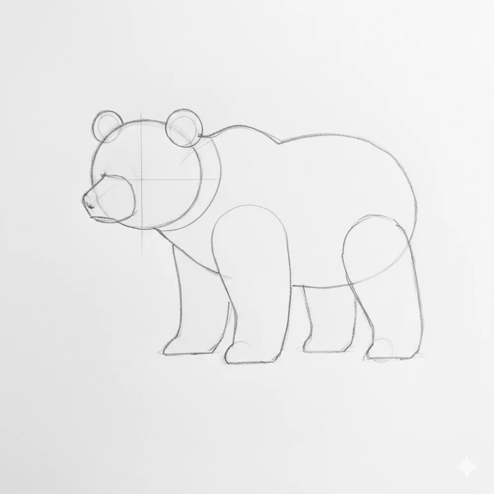Slightly Adjust and Connect the Shapes