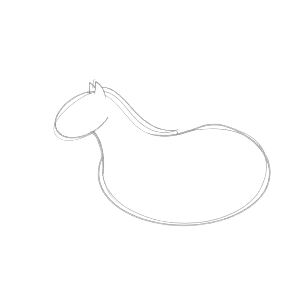 Slightly adjust and connect the shapes