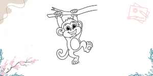how to draw a monkey