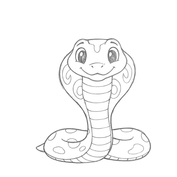 Cobra Snake Drawing