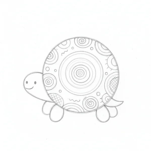 Abstract Turtle Drawing