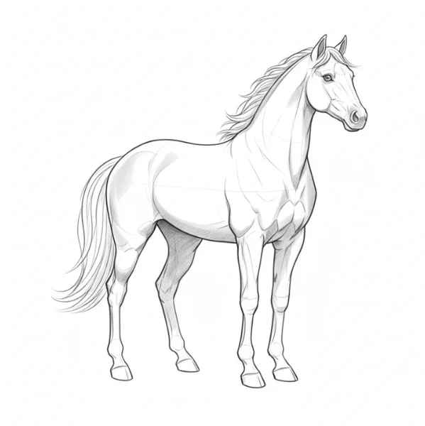 Basic Horse Drawing