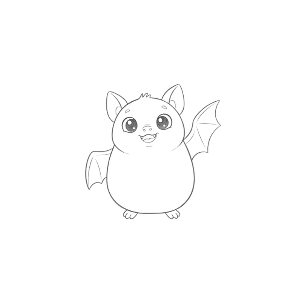 Bat Cartoon Drawing