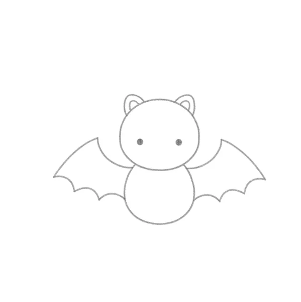 Bat Drawing Easy