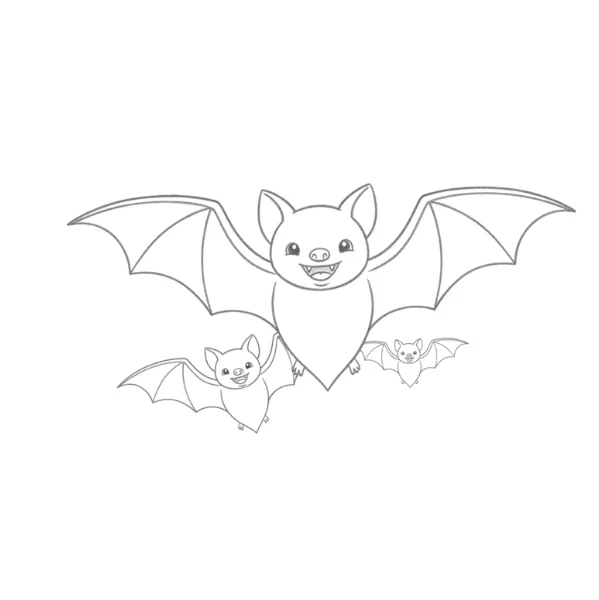 Bat Family Drawing