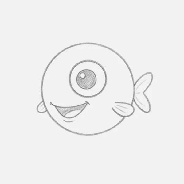 Cartoon Fish Drawing