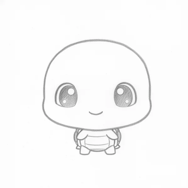 Chibi Turtle Drawing