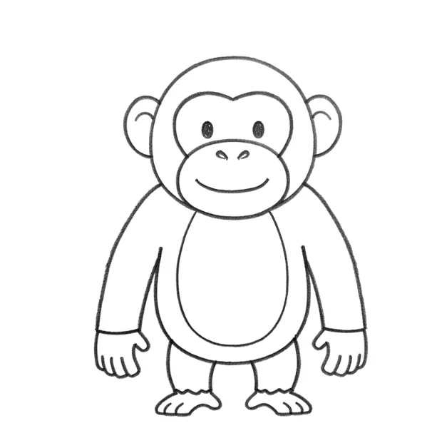 Chimpanzee Drawing