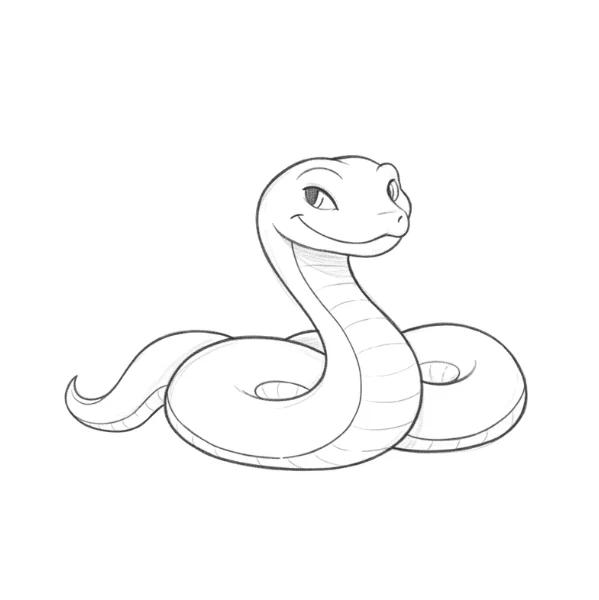 Cool Snake Drawings