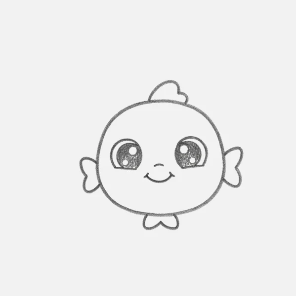 Cute Fish Drawing