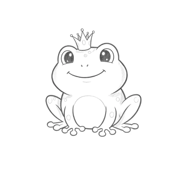 Drawings of Princess and the Frog
