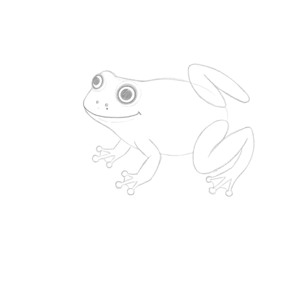 Final clean drawing with balanced detail