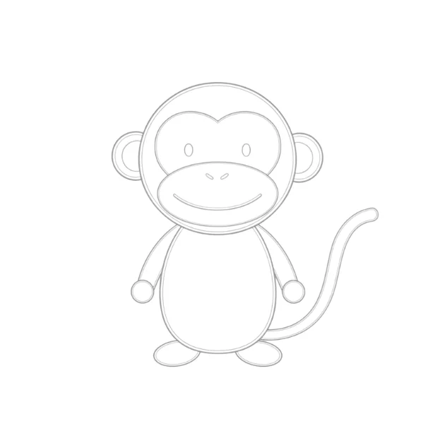 Minimal Monkey Drawing