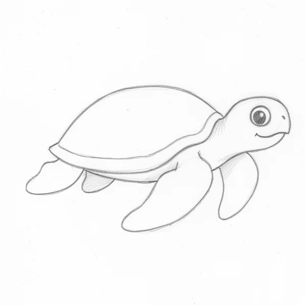 Sea Turtle Drawing
