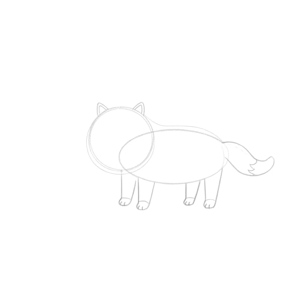Shape the Legs and Tail