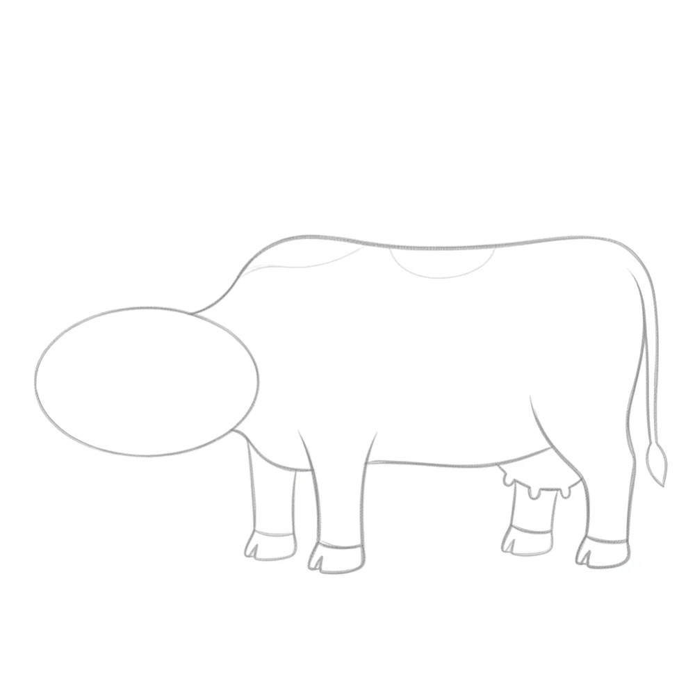 Shape the legs properly and refine the body outline
