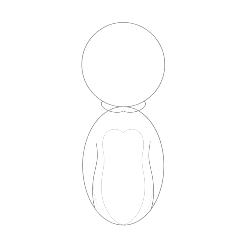 Slightly adjust and connect the shapes