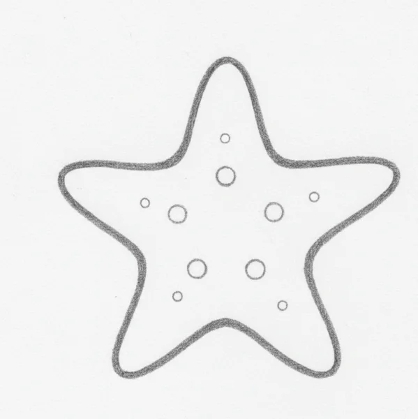 Star Fish Drawing