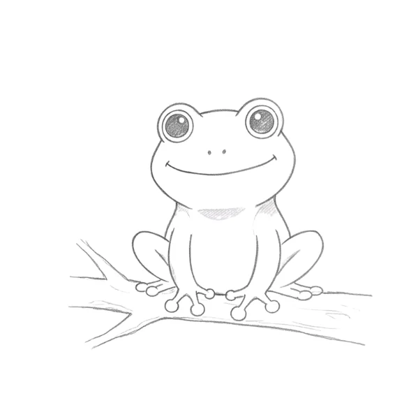 Tree Frog Drawing