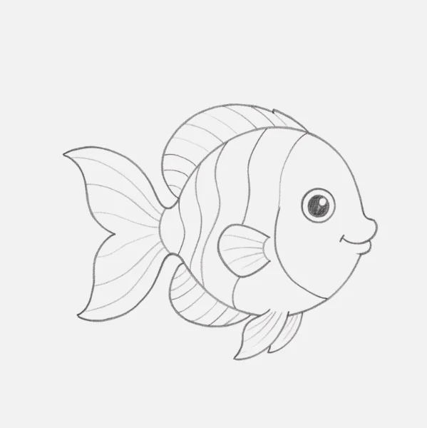 Tropical Fish Drawing