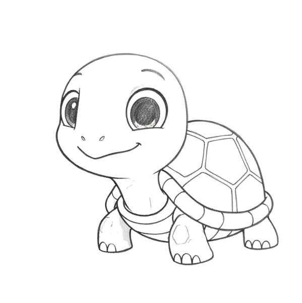 Turtle Cartoon Drawing