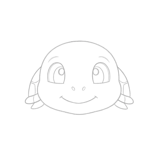Turtle Face Drawing