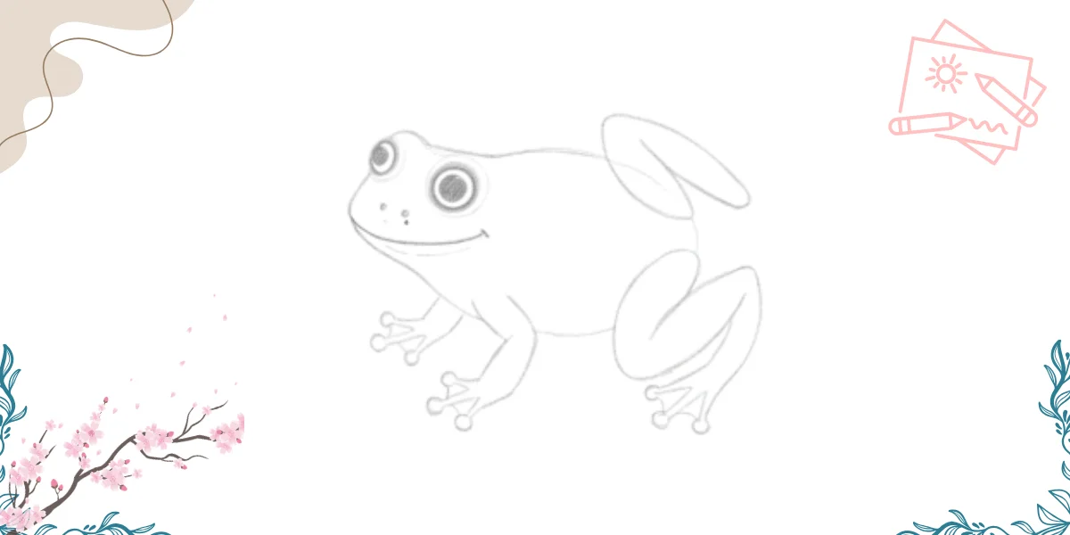 how to draw Frog