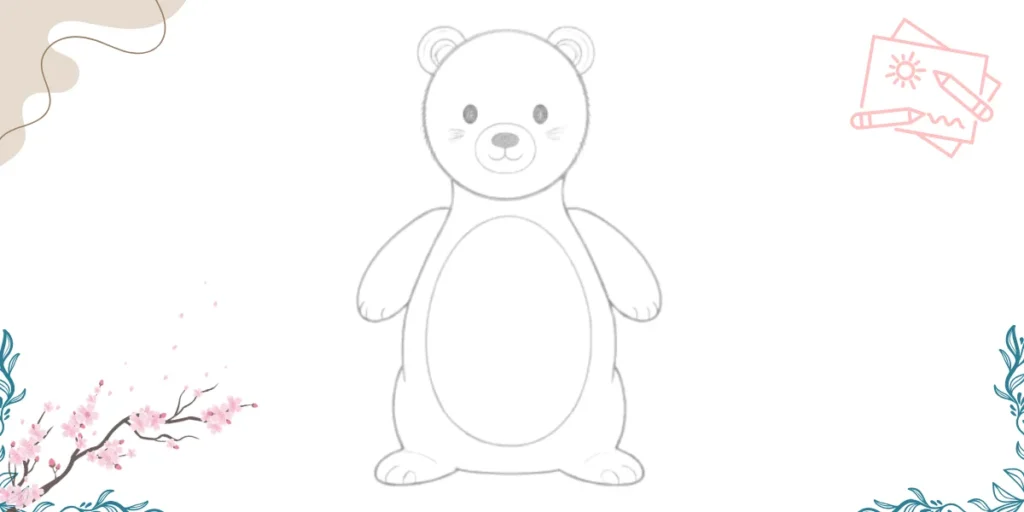 how to draw a bear