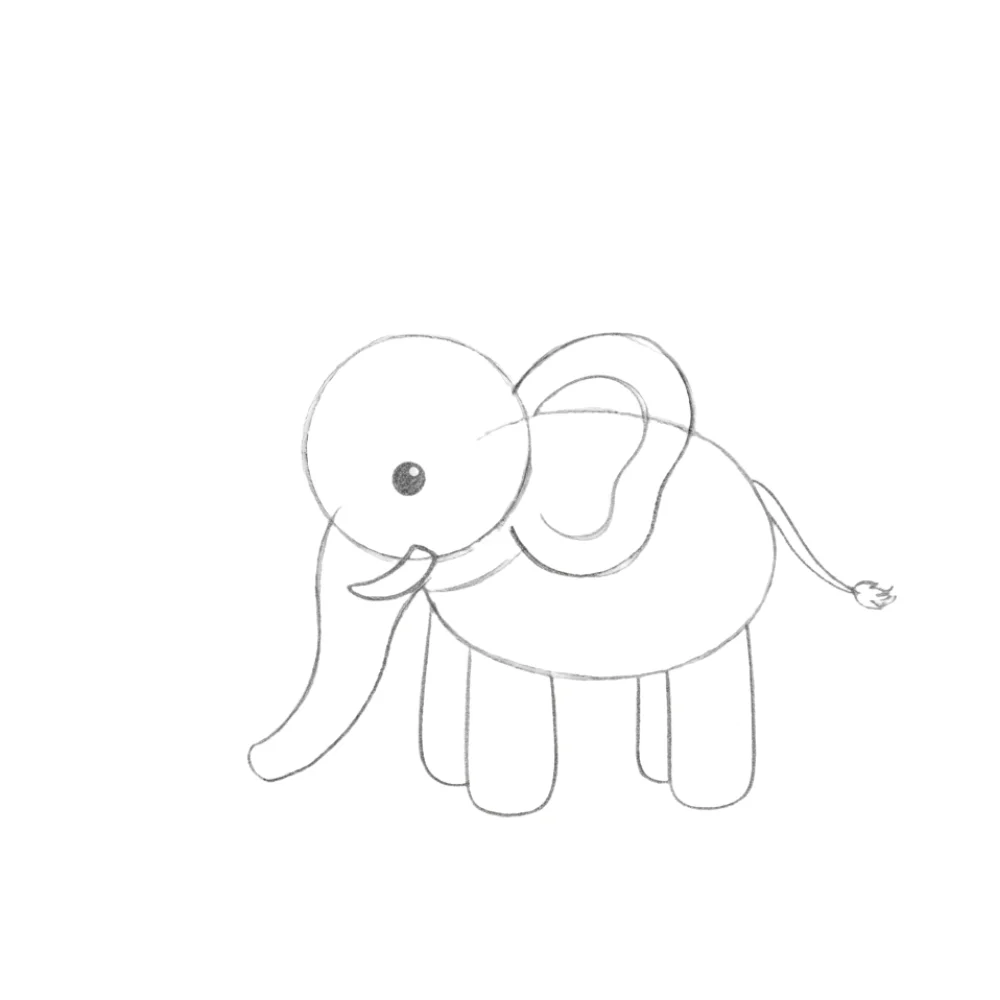 Add basic facial features