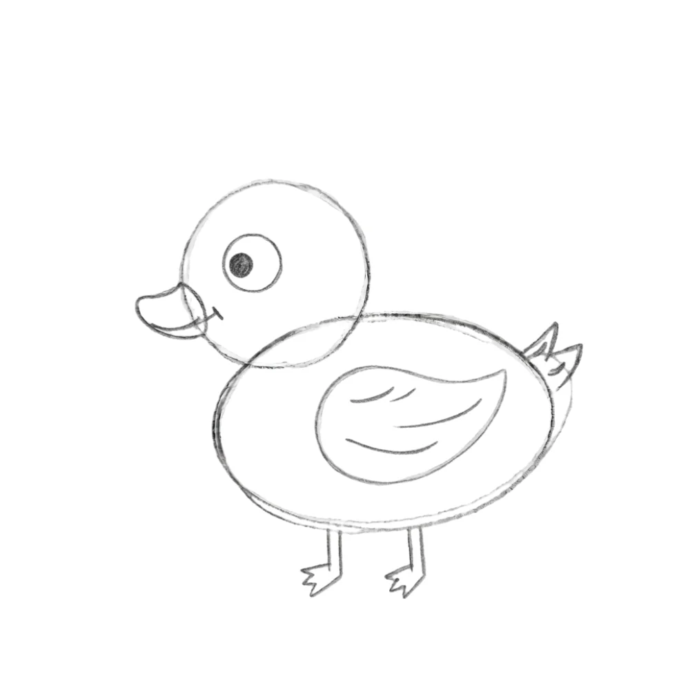 Add simple feather details