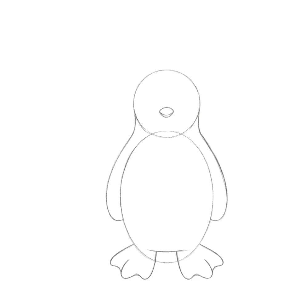 Add the legs and feet
