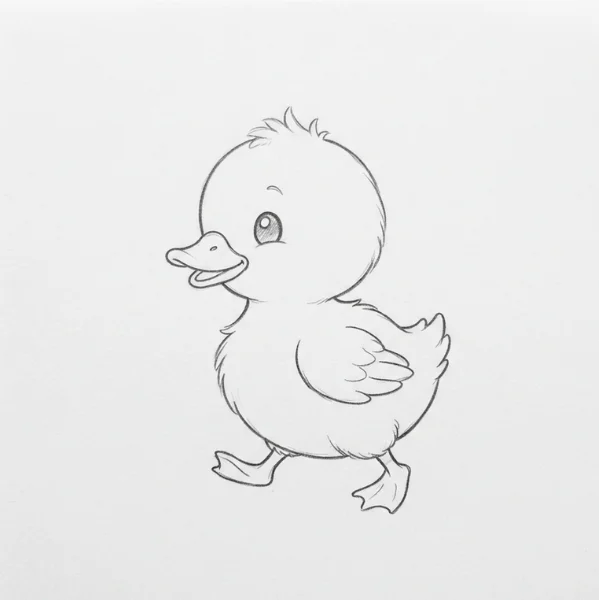 Baby Duck Drawing