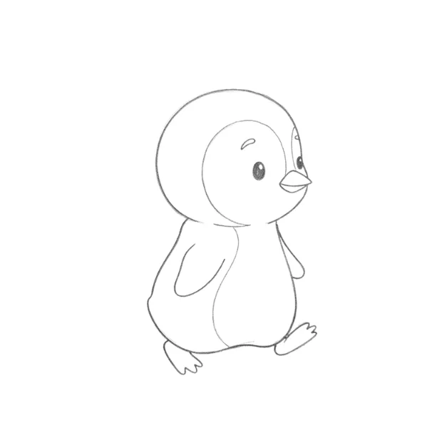 Baby Penguin Drawing