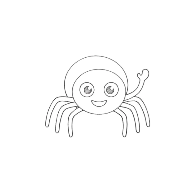 Cartoon Spider Drawing
