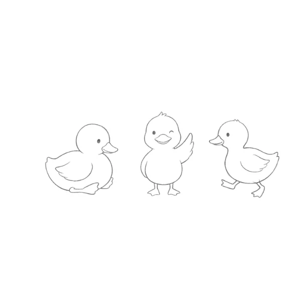 Cute Drawings of Ducks