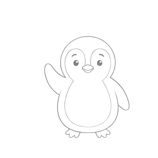 Draw Cute Penguin