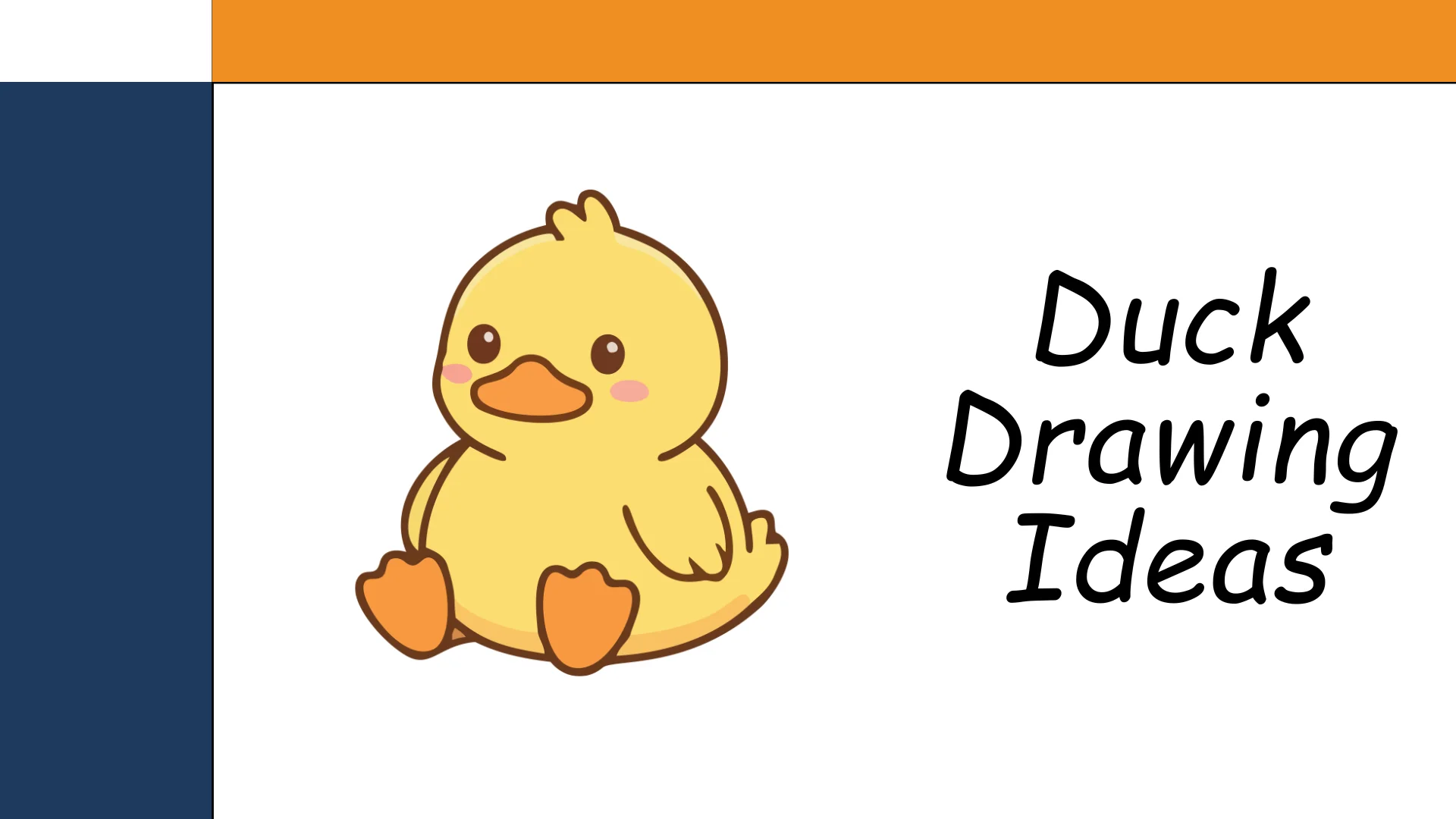 Duck Drawing Ideas