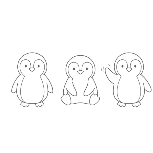 Penguin Drawing Images