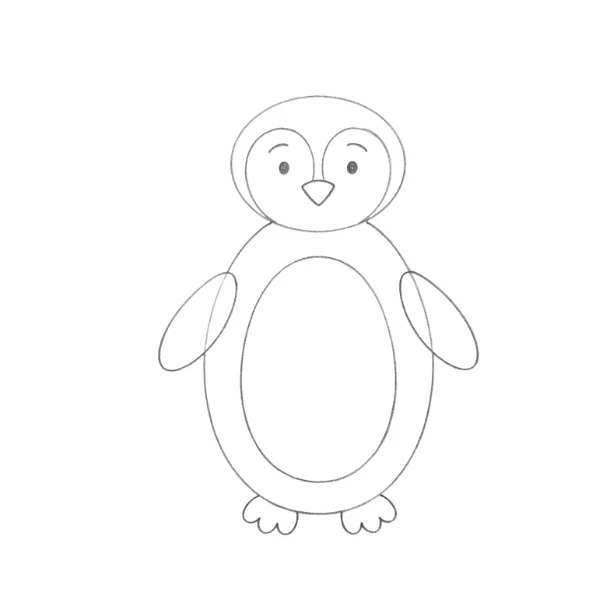Simple Penguin Drawing