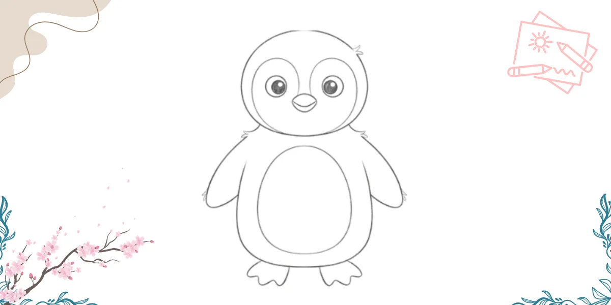 how to draw penguin